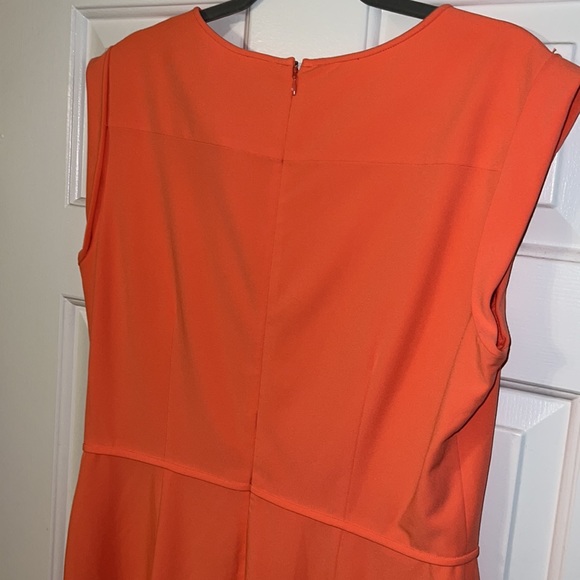 Cremieux Bright Coral Sheath Dress - Picture 5 of 6
